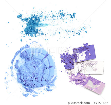 Powder for make up as sample of cosmetics product Powder for make up as sample of cosmetics product 35151686
