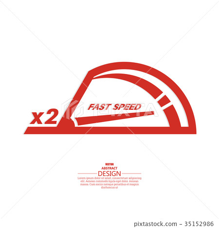 Vector red fire speedometer scale - Stock Illustration [35152986] - PIXTA