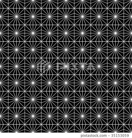 Monochrome seamless pattern 35153059
