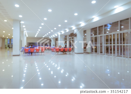 Blurred library room interior background 35154217
