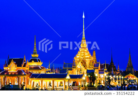 Thai Royal Crematorium at twilight Thai Royal Crematorium at twilight 35154222