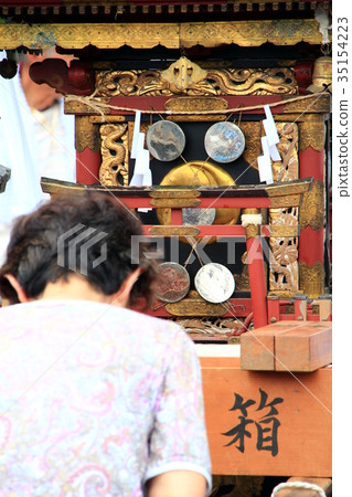 Mikoshi of a festival Mikoshi of a festival 35154223
