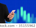 Business man stock market financial indicator 35155962