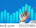 Business man stock market financial indicator 35155966