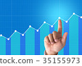 Business man stock market financial indicator 35155973
