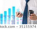 Business man stock market financial indicator 35155974