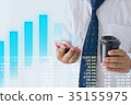 Business man stock market financial indicator 35155975