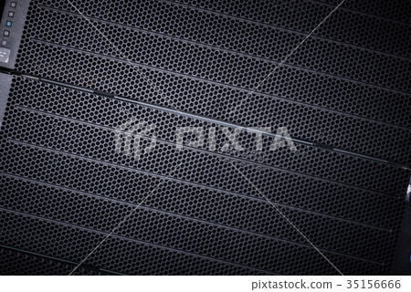 abstract metallic grid 35156666