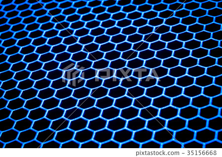 abstract metallic grid 35156668