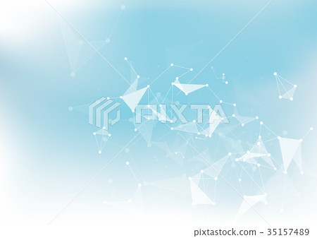 Abstract Polygonal Space Background 35157489