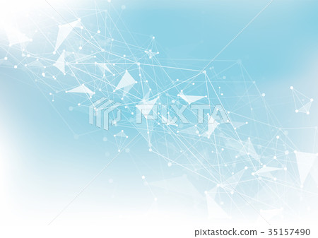 Abstract Polygonal Space Background 35157490