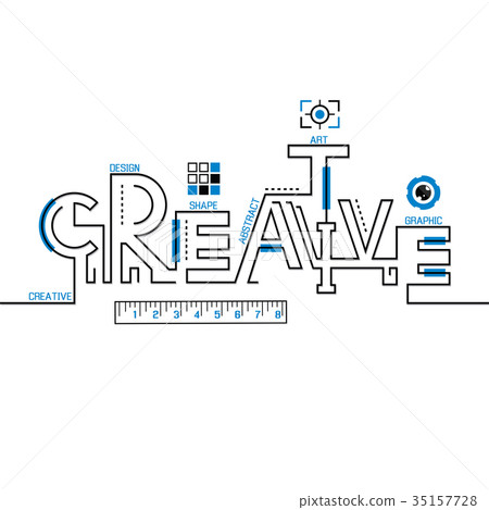 Creative concept modern design 35157728