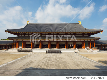 日本 薬師寺 大講堂 奈良 世界文化遺產 日本 薬師寺 大講堂 奈良 世界文化遺產 35157871