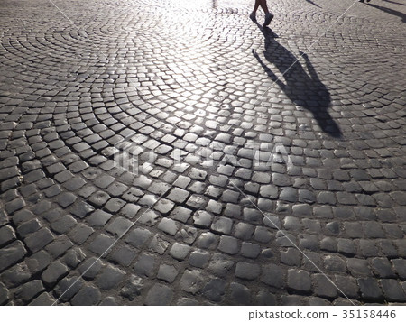 Road paving stones Road paving stones 35158446