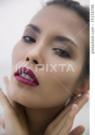 Spa resort beauty portrait of woman 35158786