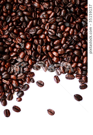 Coffee beans background 35159137