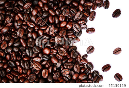 Coffee beans background 35159139
