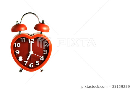 Red double bell alarm clock Red double bell alarm clock 35159229