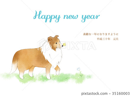Shelty的新年賀卡與英語問候 35160003