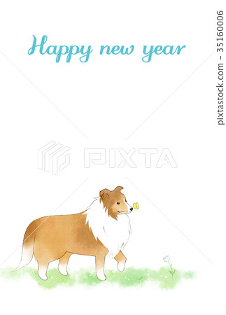 Shelty's New Year's Card 35160006