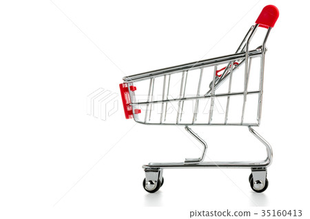 shopping cart isolated 35160413