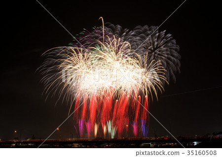 Lake Etsu fireworks display Lake Etsu fireworks display 35160508