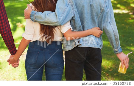 Friendship love jealousy adultery polygamy concept 35160758