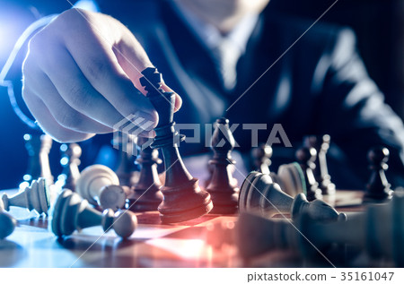 Chess financial, leader strategy in business 35161047