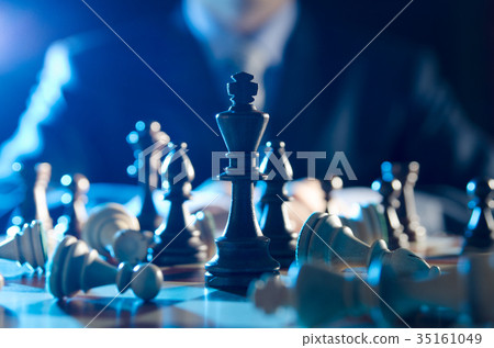 Chess financial, leader strategy in business 35161049