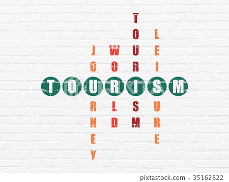 Travel concept: Tourism in Crossword Puzzle Travel concept: Tourism in Crossword Puzzle 35162822