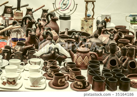 Sale of souvenirs coffee cups with a picture Sale of souvenirs coffee cups with a picture 35164186