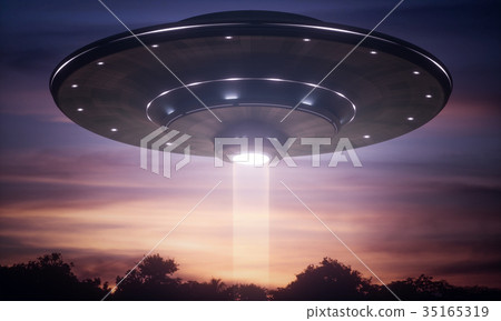 Spacecraft Alien Tractor Beam 35165319