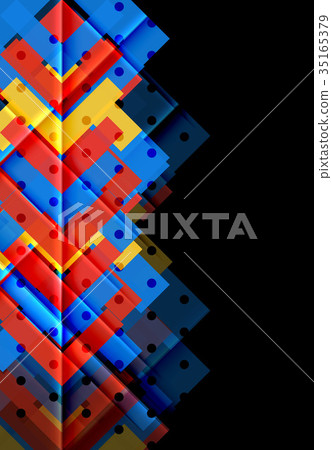 Color arrows on black background Color arrows on black background 35165379