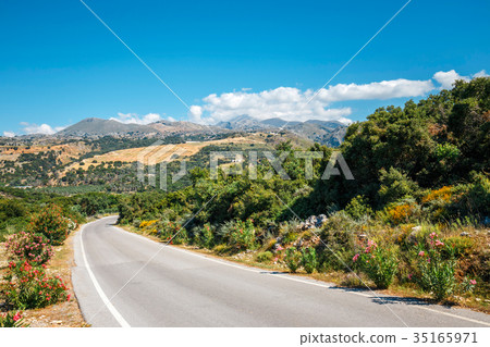 mountain landscape near Kritsa Village mountain landscape near Kritsa Village 35165971