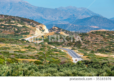 mountain landscape near Kritsa Village mountain landscape near Kritsa Village 35165976