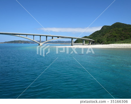 阿卡島Maehama沖繩Kerama群島Kerama群島天堂南國淺水海南島風景色沖繩風景 35166306