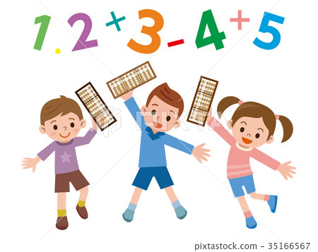 Abacus and children 35166567