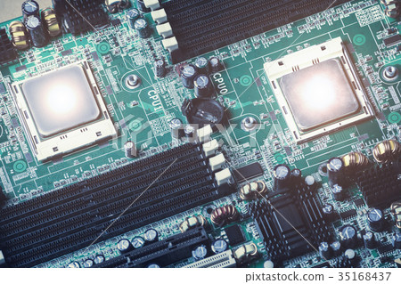 電子板和CPU 35168437
