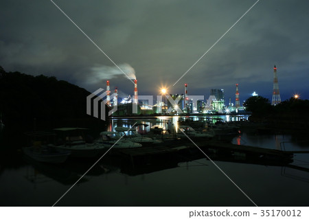 Night view of Mizushima complex 35170012