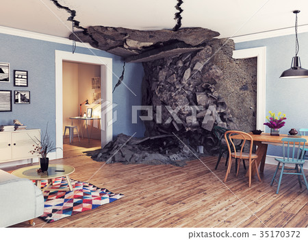 destroyed interior destroyed interior 35170372