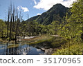 Landscape summer plateau mountain lake 35170965