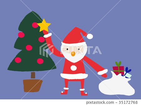 Illustration of Christmas Santa Claus 35172768