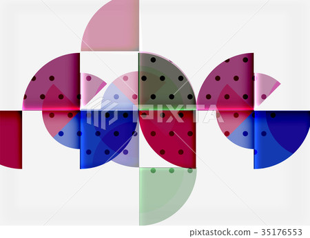 Circle elements on black background Circle elements on black background 35176553