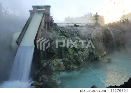 Kusatsu hot spring yubata Kusatsu hot spring yubata 35176864