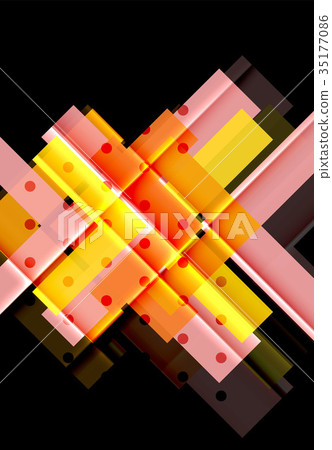 Color arrows on black background Color arrows on black background 35177086