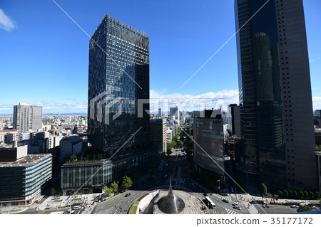 名古屋市風景，名古屋車站地區邊界 35177172