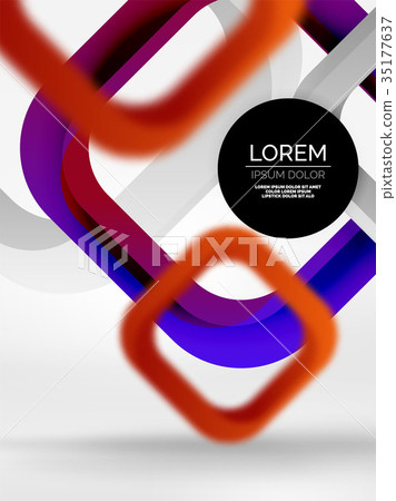 3d overlapping squares abstract background 35177637