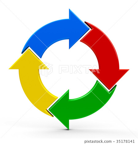Abstract arrows icon 35178141