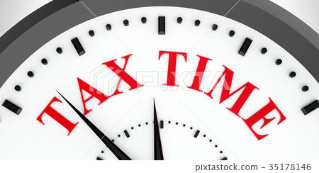 Clock dial tax time #2 35178146