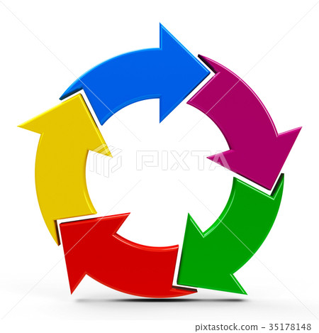 Abstract arrows icon #2 35178148